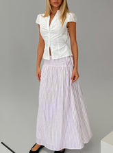 Antheia Maxi Skirt White Multi