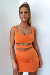 Tyson Dress - Orange