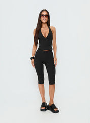 Power Hour Active Capri Leggings Black