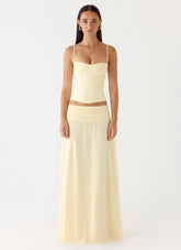 Natalya Maxi Skirt Yellow