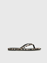 Billini Tove Sandals Leopard Satin