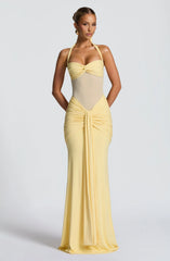 Vixen Maxi Dress - Lemon