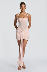 Vixen Mini Dress - Soft Blush