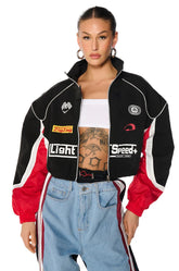 Hamilton Nylon Racing Bomber Jacket