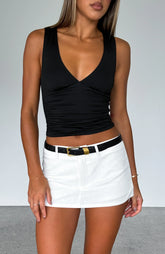 Selfish Behaviour Mini Skort White