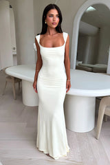 Elai Open Back Maxi Dress - Yellow