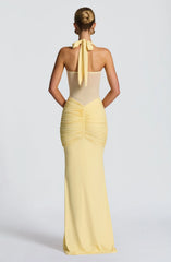 Vixen Maxi Dress - Lemon