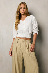 Mary Embroidered Blouse Final Sale