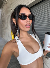 Pulse Active Halter Crop White