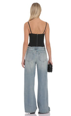 Avelyn Mesh Corset Top