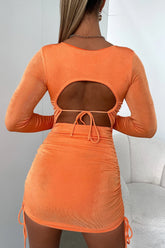 Kashvi Dress - Orange