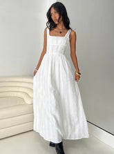 Lorinda Maxi Dress White