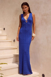 Ellira Maxi Dress - Cobalt Blue