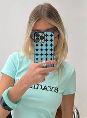 Go Girl iPhone Case Groovy Aqua