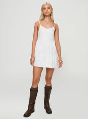 Zorion Mini Dress White