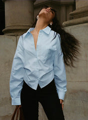 Chips Are Down Shirt Blue