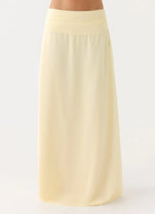 Natalya Maxi Skirt Yellow