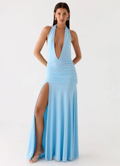 Sorrento Sunsets Maxi Dress Ice Blue