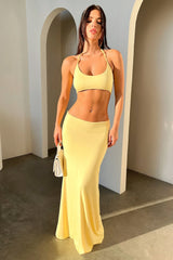 Zola Maxi Dress - Yellow