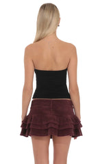 Maribel Tiered Mini Skirt
