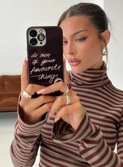 Favourite Things iPhone Case Burgundy