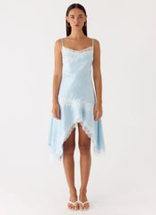 Starla Midi Dress Pale Blue