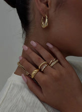 Satine Ring Pack Gold