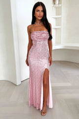 Annita Maxi Dress - Pink