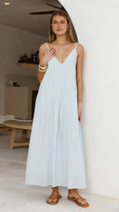 Aspen Maxi Dress - Baby Blue