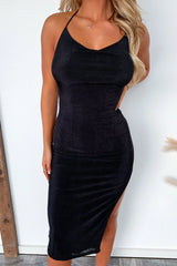 June Midi Dress - Black
