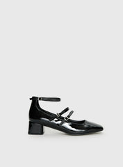 Berta Heels Black Patent
