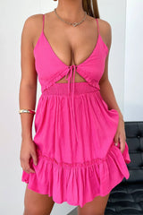 Primerose Dress - Hot Pink