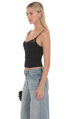 Avelyn Mesh Corset Top