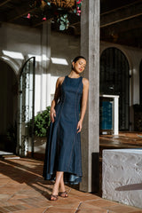Delaney Denim Midi Dress