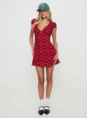 Cannelloni Mini Dress Red