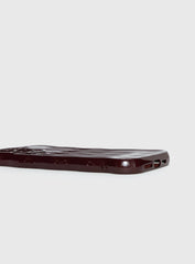 Keep Talking iPhone Case Burgundy