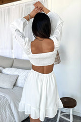 Nicole Dress - White