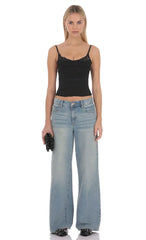 Avelyn Mesh Corset Top