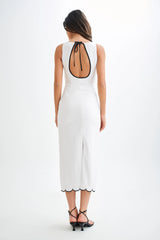 Sofiane Linen Midi Dress
