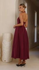 Kristen Maxi Dress - Wine
