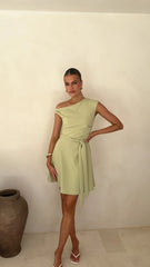 Gem Mini Dress - Sage