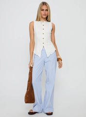 Dulcinea Longline Vest Top White