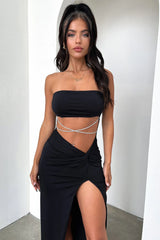 Zeilie Midi Dress - Black