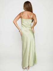 Cyrielle Embroidered Maxi Dress Sage