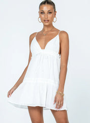 Dionne Mini Dress White Petite