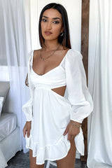 Nicole Dress - White