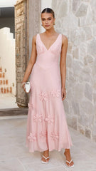 Lavara Maxi Dress - Pink