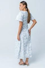 Bethie Petal Sleeve Maxi Dress