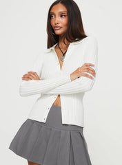 Dustry Long Sleeve Top White