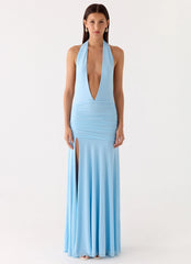 Sorrento Sunsets Maxi Dress Ice Blue